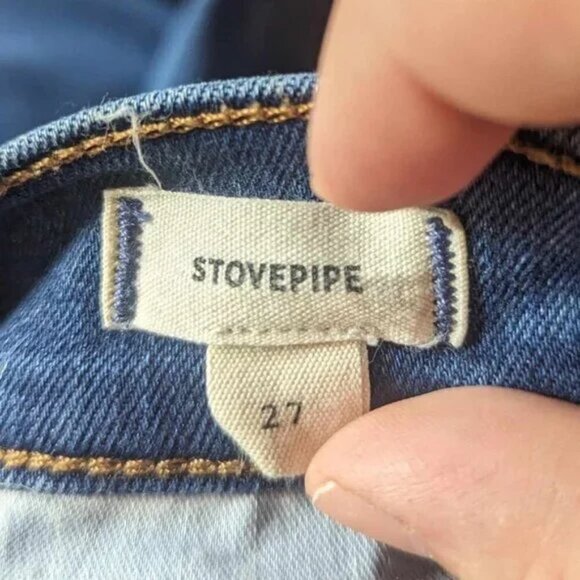 Madewell Stovepipe Jeans Women's Size 27 - Picture 4 of 5